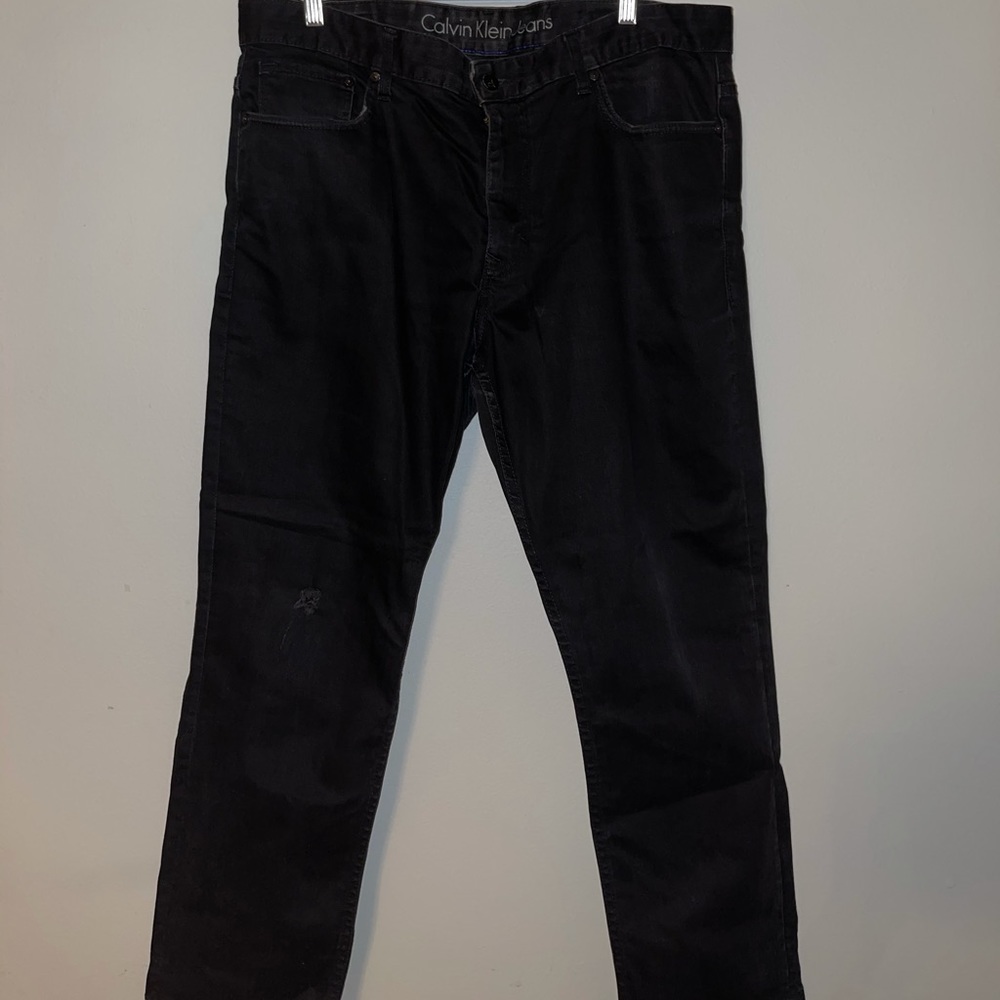 Mens black Calvin Klein pants